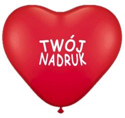 balon serce czerwony, w Warszawie idealny na Orkiestre i Walentynki