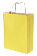 torebki papierowe z nadrukiem koloru żółtego