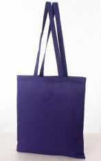 torby bawełniane z nadrukiem, fioletowe